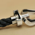 Fred Force 10 bracelet 18k white gold, black, large model, 18 (Jan 25) - Image 10