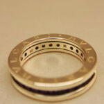 Bvlgari B.zero1 ring one-band 18k yellow gold, amethyst, 51 - Image 8