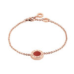 Bvlgari Bvlgari bracelet 18k rose gold, Carnelian, Mother-of-pearl