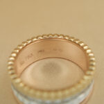 Boucheron Quatre White Sm Ring 18k tri-colour white ceram diamond, 47 - Image 7
