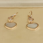 Chopard Happy Hearts earrings 18k rose gold, Mother-of-pearl, Diamond - Image 3