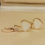 Chopard Happy Hearts earrings 18k rose gold, Mother-of-pearl, Diamond - Image 5