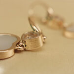 Chopard Happy Hearts earrings 18k rose gold, Mother-of-pearl, Diamond - Image 8