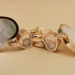 Chopard Happy Hearts earrings 18k rose gold, Mother-of-pearl, Diamond - Image 9