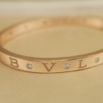 Bvlgari B.zero1 Essential bracelet 18k rose gold, 12 diamonds, M - Image 8