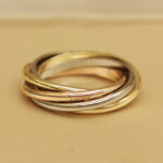Cartier Trinity ring 18k tri-colour gold ring, 46 - Image 2