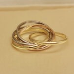 Cartier Trinity ring 18k tri-colour gold ring, 46 - Image 4