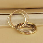 Cartier Trinity ring 18k tri-colour gold ring, 46 - Image 5