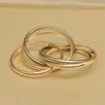 Cartier Trinity ring 18k tri-colour gold ring, 46 - Image 7