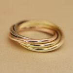 Cartier Trinity ring 18k tri-colour gold ring, 46 - Image 9