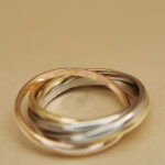 Cartier Trinity ring 18k tri-colour gold ring, 46 - Image 10