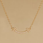 Tiffany & Co. T Smile Pendant 18k rose gold, mini model, diamond - Image 2