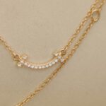 Tiffany & Co. T Smile Pendant 18k rose gold, mini model, diamond - Image 8