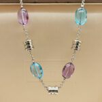 Bvlgari B.zero1 bracelet 18k white gold, Topaz, Amethyst, 17-21 cm - Image 3