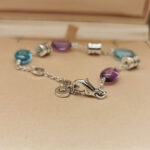 Bvlgari B.zero1 bracelet 18k white gold, Topaz, Amethyst, 17-21 cm - Image 7