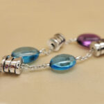 Bvlgari B.zero1 bracelet 18k white gold, Topaz, Amethyst, 17-21 cm - Image 10