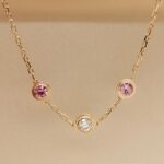 Cartier Legers bracelet 18k rose gold pink sapphire, diamond, 16-18 cm - Image 9