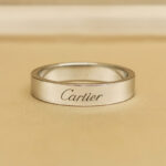 Cartier Wedding ring platinum, 57 - Image 2