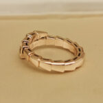 Bvlgari Serpenti Viper ring one-coil 18k rose gold, large - Image 6