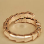 Bvlgari Serpenti Viper ring one-coil 18k rose gold, large - Image 4