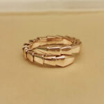 Bvlgari Serpenti Viper ring one-coil 18k rose gold, large - Image 3