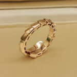 Bvlgari Serpenti Viper ring one-coil 18k rose gold, large - Image 8