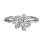 Cartier Caresse ring 18k white gold, diamond, 50