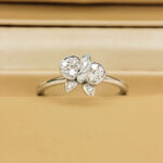 Cartier Caresse ring 18k white gold, diamond, 50 - Image 3