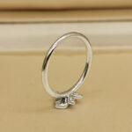 Cartier Caresse ring 18k white gold, diamond, 50 - Image 5