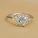 Cartier Caresse ring 18k white gold, diamond, 50 - Image 7