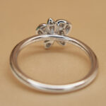 Cartier Caresse ring 18k white gold, diamond, 50 - Image 8