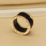 Bvlgari B.zero1 ring 18k rose gold, lapis lazuli, 54 - Image 4