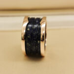 Bvlgari B.zero1 ring 18k rose gold, lapis lazuli, 54 - Image 7