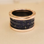 Bvlgari B.zero1 ring 18k rose gold, lapis lazuli, 54 - Image 8