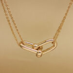 Tiffany & Co. HardWear Large Double Link Pendant 18k rose gold - Image 2