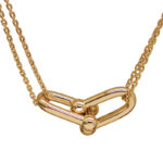 Tiffany & Co. HardWear Large Double Link Pendant 18k rose gold