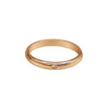 Cartier 1895 wedding ring 18K rose gold, 1 diamond, 49 (2024)