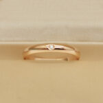 Cartier 1895 wedding ring 18K rose gold, 1 diamond, 49 (2024) - Image 3