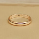Cartier 1895 wedding ring 18K rose gold, 1 diamond, 49 (2024) - Image 5