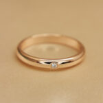 Cartier 1895 wedding ring 18K rose gold, 1 diamond, 49 (2024) - Image 8
