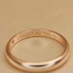 Cartier 1895 wedding ring 18K rose gold, 1 diamond, 49 (2024) - Image 10