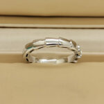 Bvlgari Serpenti Viper wedding ring 18k white gold, 54 - Image 3