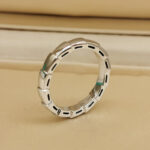 Bvlgari Serpenti Viper wedding ring 18k white gold, 54 - Image 5