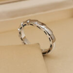 Bvlgari Serpenti Viper wedding ring 18k white gold, 54 - Image 6