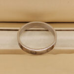 Cartier ring 18k white gold, small model, 59 - Image 4