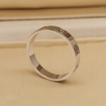Cartier ring 18k white gold, small model, 59 - Image 5