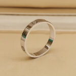 Cartier ring 18k white gold, small model, 59 - Image 6