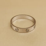 Cartier ring 18k white gold, small model, 59 - Image 7