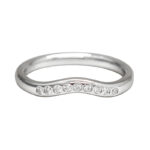 Tiffany & Co. Elsa Peretti Ring Platinum, nine diamonds, 10