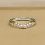 Tiffany & Co. Elsa Peretti Ring Platinum, nine diamonds, 10 - Image 3
